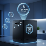 Midea 8 Place Settings Countertop Dishwasher Review 2026: MDWTT0802D Portable Black Model Worth Buying for Small Indian Homes?